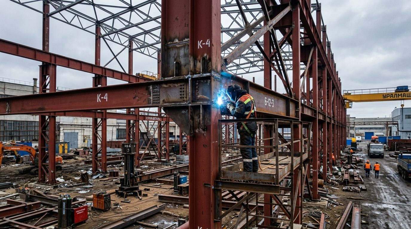 Каркасы зданий и сооружений