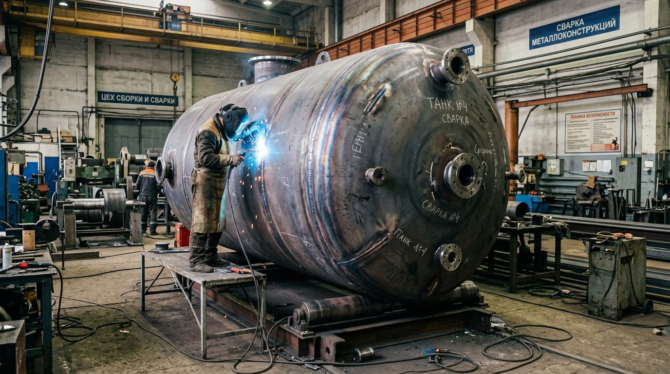 Резервуары и ёмкости сварные